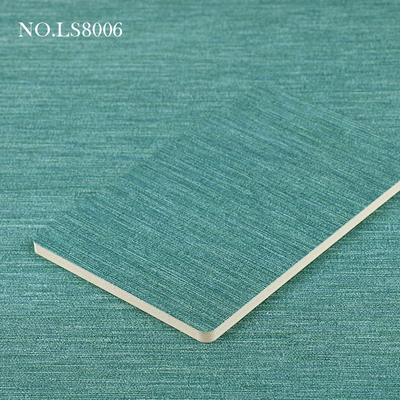 Kalite İç Mekanlar Evler 8mm Bambu Kömür Suya Dayanıklı Kumaş PVC Duvar Paneli Fabrika