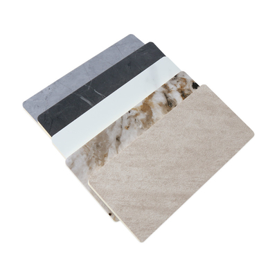 Kalite Bambu Kömür PVC Mermer Duvar Paneli Levhası 1220 * 2440 * 8mm Fabrika