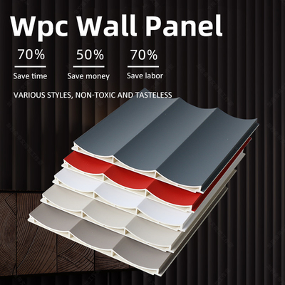 Kalite Antibakteriyel WPC Ahşap Panel Ahşap Plastik Kompozit Kaplama Duvar Paneli Fabrika