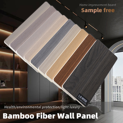 Kalite 5mm 8mm Dekoratif Bambu Elyaf Duvar Panelleri Modern Ses Emici Fabrika