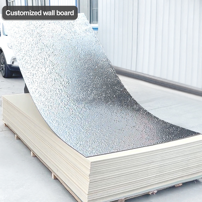 Kalite PVC PET Su Dalga Paneli Bambu Kömür Elyafı 3D Duvar Ahşap Finer Paneli Fabrika