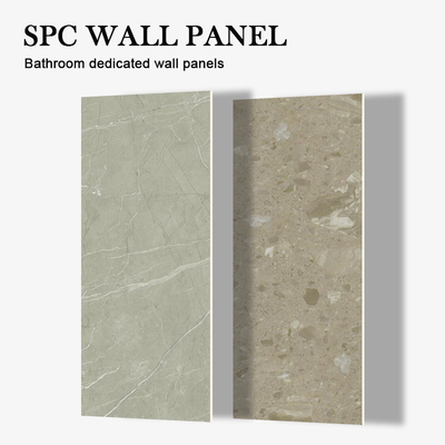 Kalite Islaklığa dayanıklı banyo SPC Duvar panelleri Mermer Modern Taş Kristal panelleri Fabrika