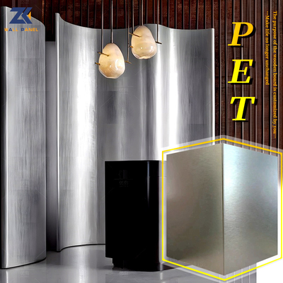 Kalite Çevre Dostu Ahşap Kaplama Metal PVC Panel Yanmaz Bambu Kömür Levhası Fabrika