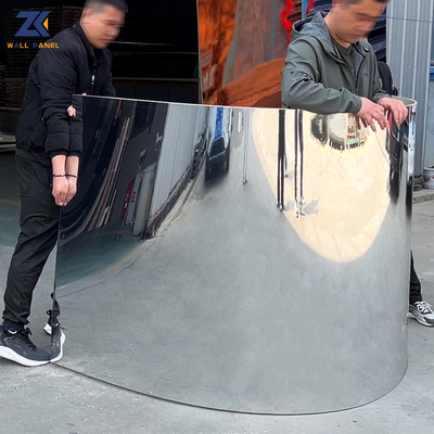 Kalite ISO9001 Ayna PVC Bambu Kömür Duvar Panelleri Moistureproof Fabrika