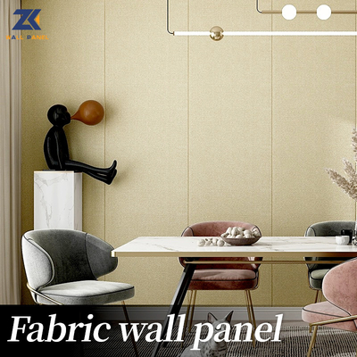 Kalite Yanmaz Kumaş Bambu Kömür Duvar Panosu Dekoratif Duvar Paneli OEM Fabrika