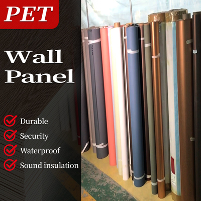 Kalite PET Çevre Dostu Bambu Kömür PVC Mermer Duvar Paneli Levhası Fabrika