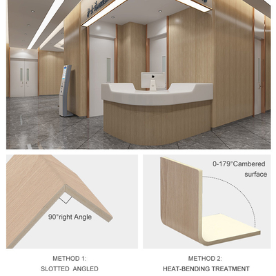 Kalite Otel Dekorasyonu Modern Bambu Kömür Ahşap Kaplama Lambri 5mm 8mm Fabrika