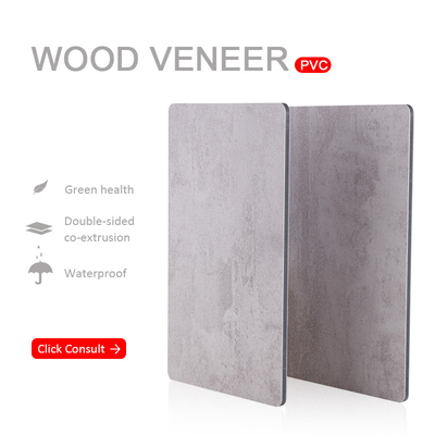 Kalite Bambu Kömür Tahta Özel Ahşap Dekoratif Panel Suya dayanıklı PVC Mermer Yaprak Fabrika