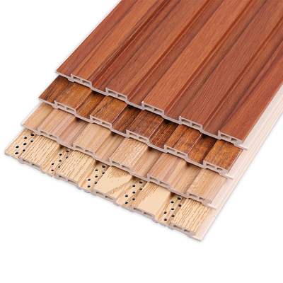 Kalite Bambu Kömür Termoplastikleri WPC Ahşap Çıta Paneli 1220 * 2440 * 5mm Fabrika