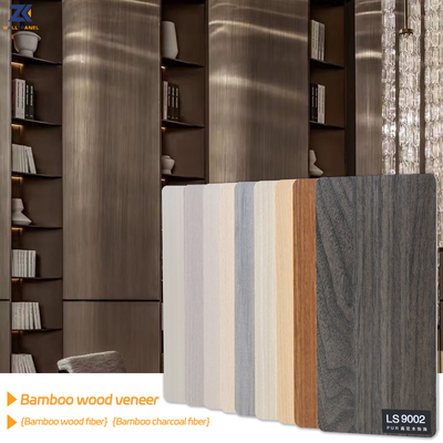 Kalite Alev Geciktirici Su Geçirmez Kalınlık 8mm Bambu Elyaf İç Cephe Panelleri Fabrika