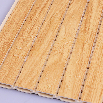 Kalite Dekoratif Yanmaz WPC Ses Yalıtımlı Duvar Paneli 1.22*3m 1.22*2.8m Fabrika