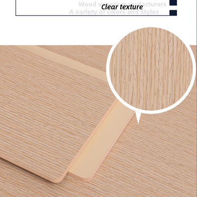 Kalite Su geçirmez ve Küf Korumalı Düz ​​Ahşap Tahıl 1220mm Dekoratif PVC Duvar Kaplaması Duvar Panelleri Fabrika