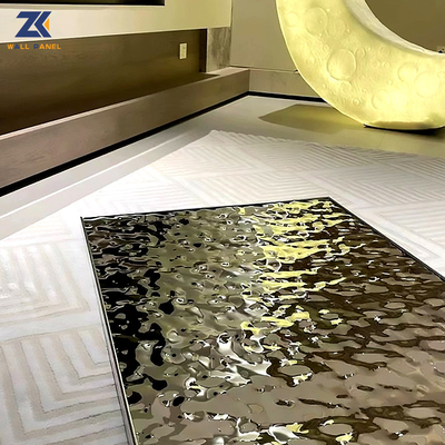 Kalite Su Dalgalanma PVC Laminat Katmanlı Bambu Elyaf Duvar Panelleri Fabrika