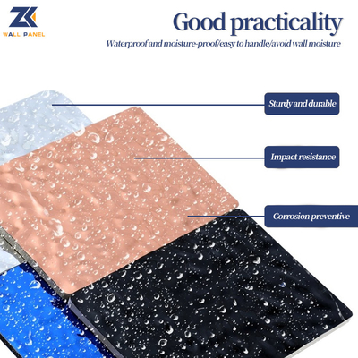 Kalite Su Dalgalanma PVC Laminat Katmanlı Bambu Elyaf Duvar Panelleri Fabrika