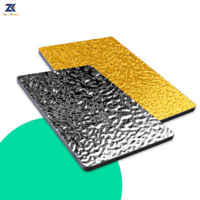 Kalite Pürüzsüz Bambu Kömür Duvar Panosu Su Dalgalanma Paneli 1220 * 2440mm Fabrika