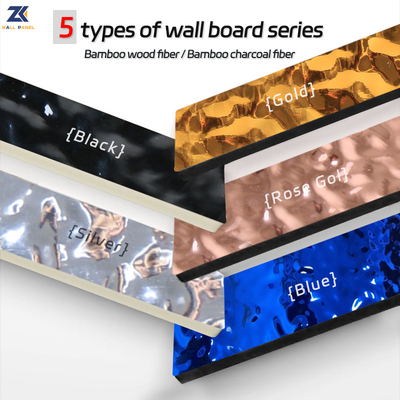 Kalite Pürüzsüz Bambu Kömür Duvar Panosu Su Dalgalanma Paneli 1220 * 2440mm Fabrika